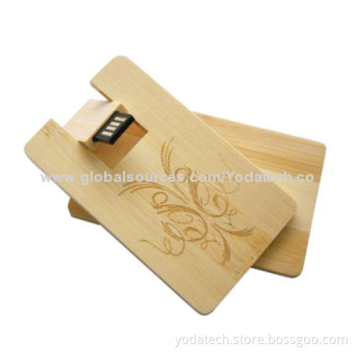 Wooden card gift USB
